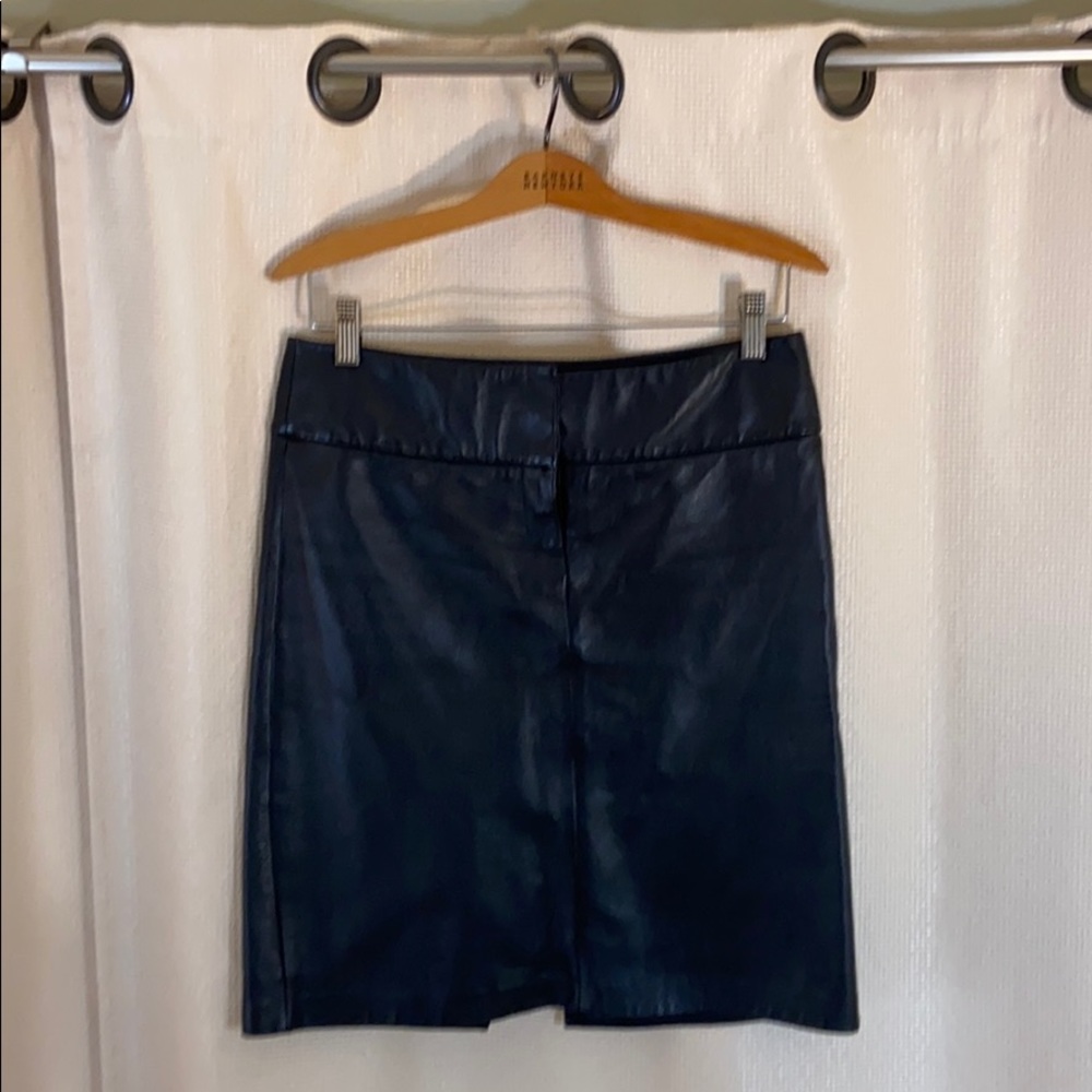 Arden B leather skirt